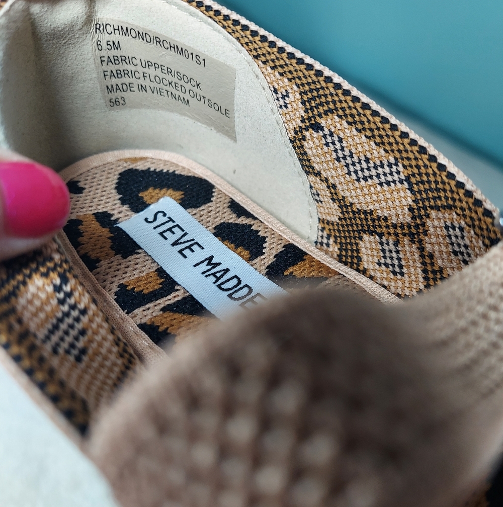 Steve Madden Richmond Leopard Print Mary Jane Women's Ballet Flats Size 6.5 NWT - Picture 12 of 12
